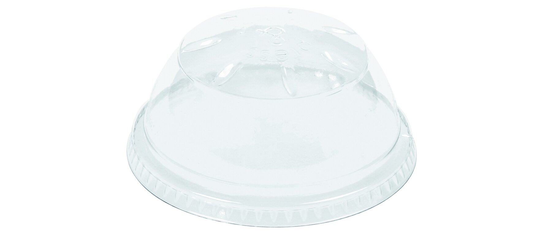 Domdeckel PET, transparent, rund,  Ø 9,3 cm