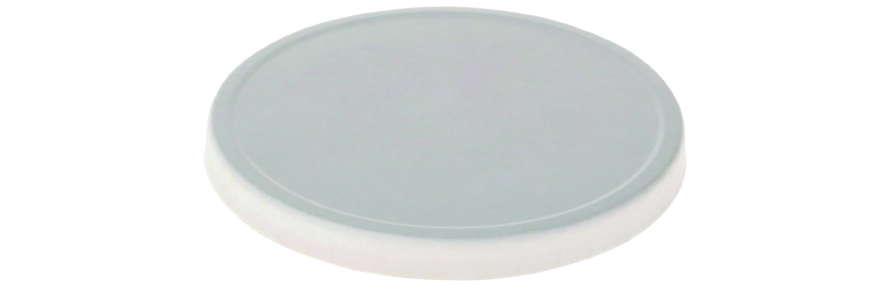 Deckel naturesse Karton/PLA, weiß, Ø 9,2 cm