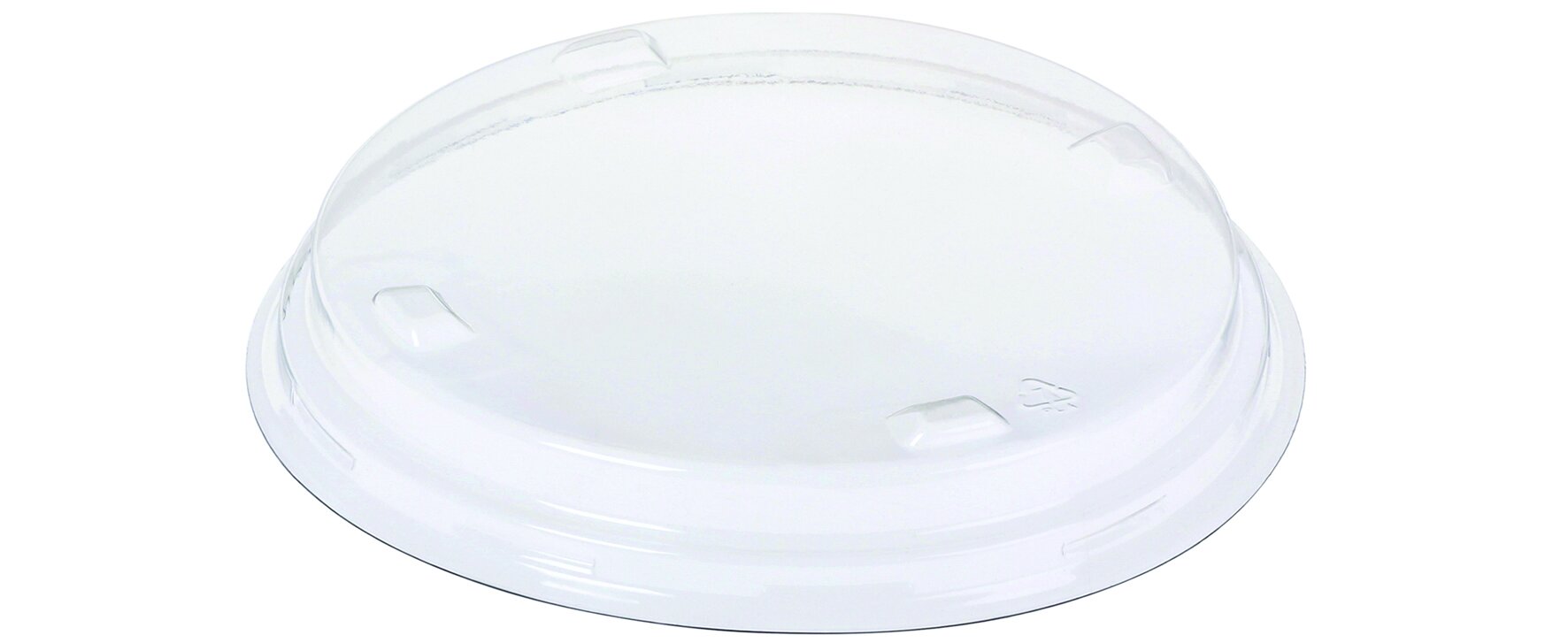 Domdeckel zu Schale, PLA, transparent, rund, Ø 15 cm