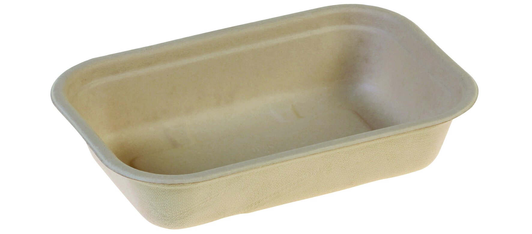 Schale naturesse Zuckerrohr, rechteckig, 850 ml
