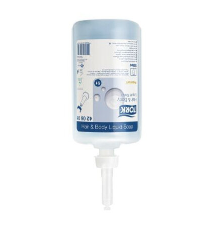 Hair & Body Flüssigseife Tork S1, 1000 ml