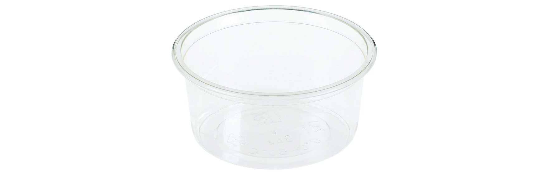Saucenbecher naturesse PLA transparent, rund, 90 ml, Ø 7,6 cm