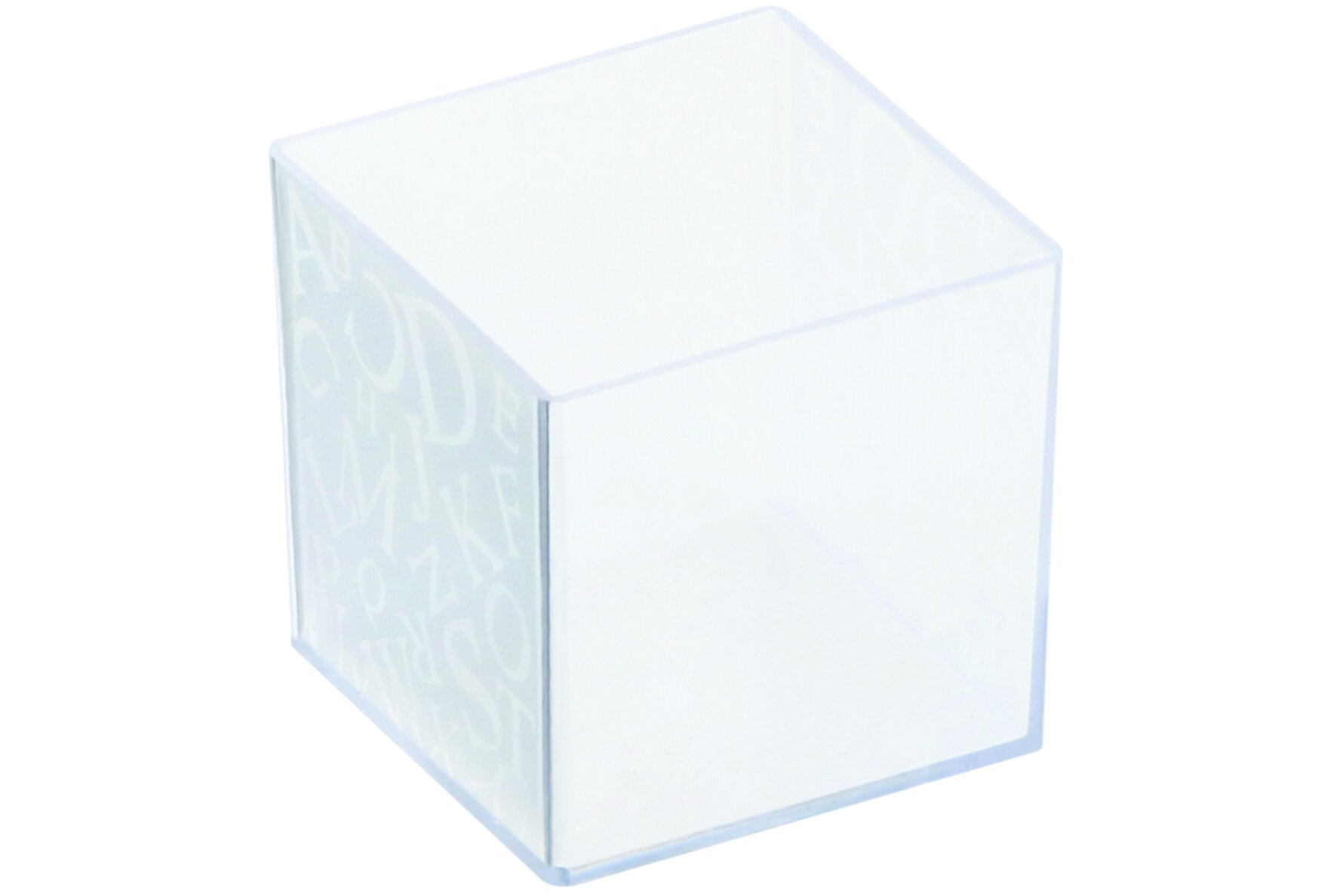 Häppchenschale designline Cub Alpha PS, transparent, 70 ml