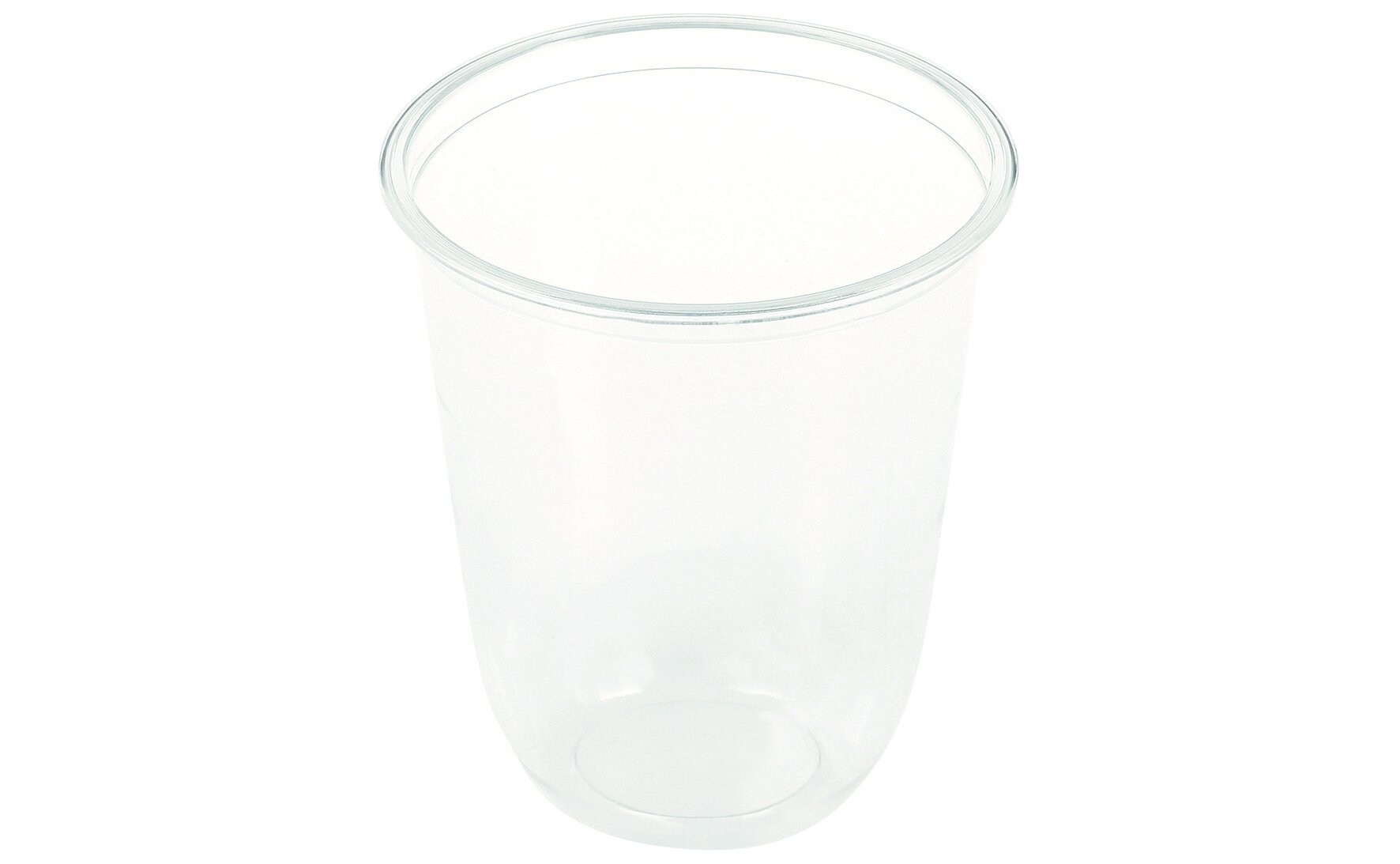 Becher naturesse PLA, transparent, rund, 430 ml