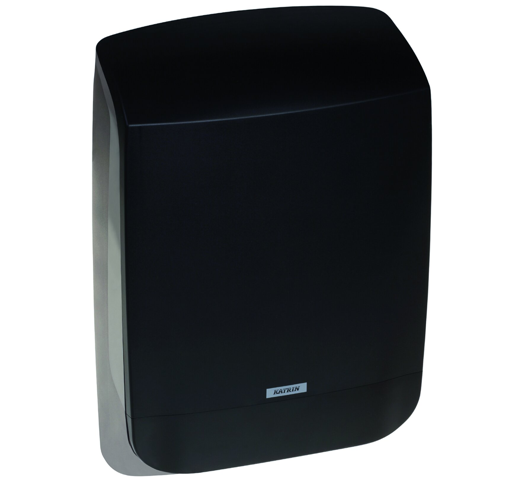 Falzhandtuchspender Katrin midi, schwarz