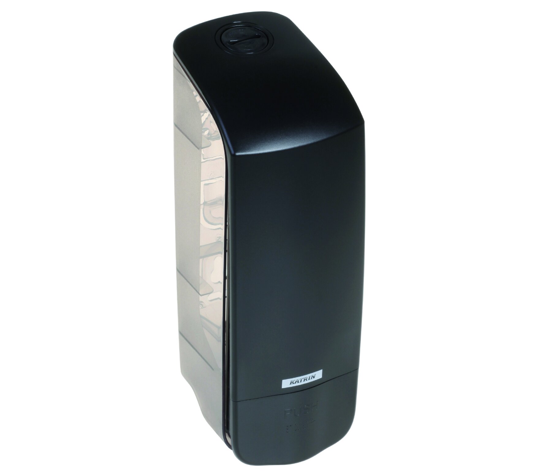 Spender für Seife & Desinfektionsmittel Katrin, schwarz, 1000 ml