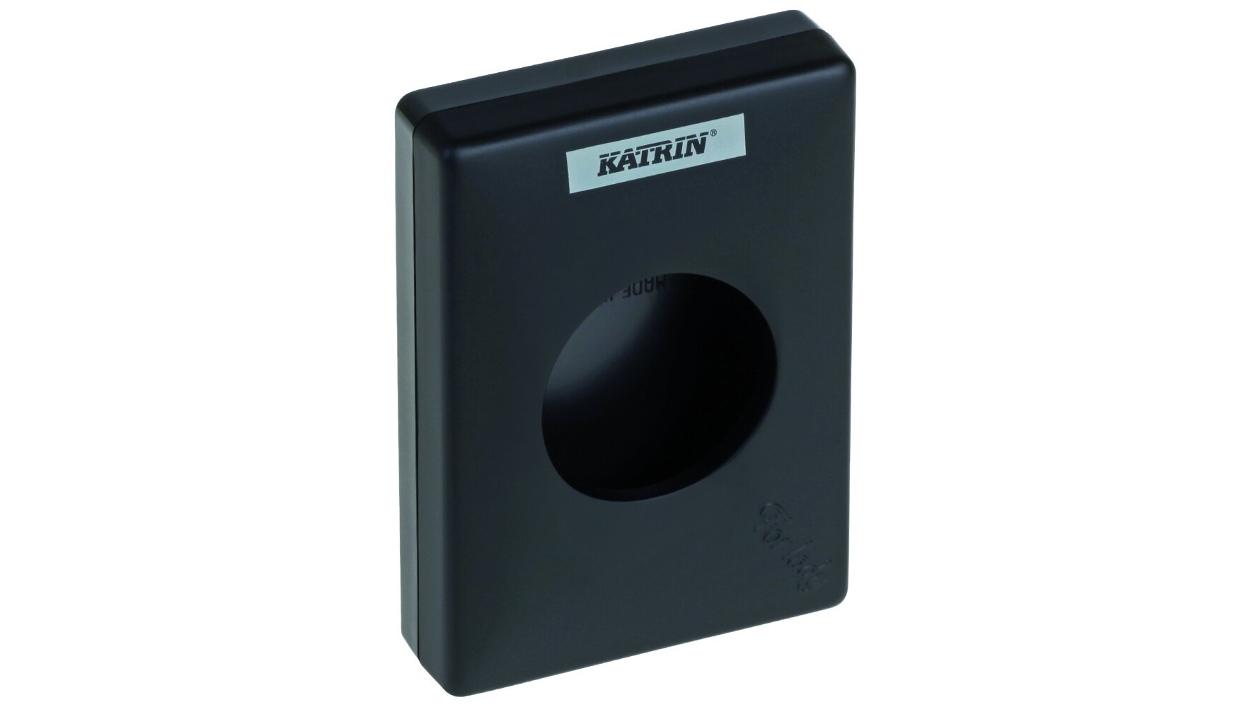 Hygienebeutelspender Katrin, schwarz