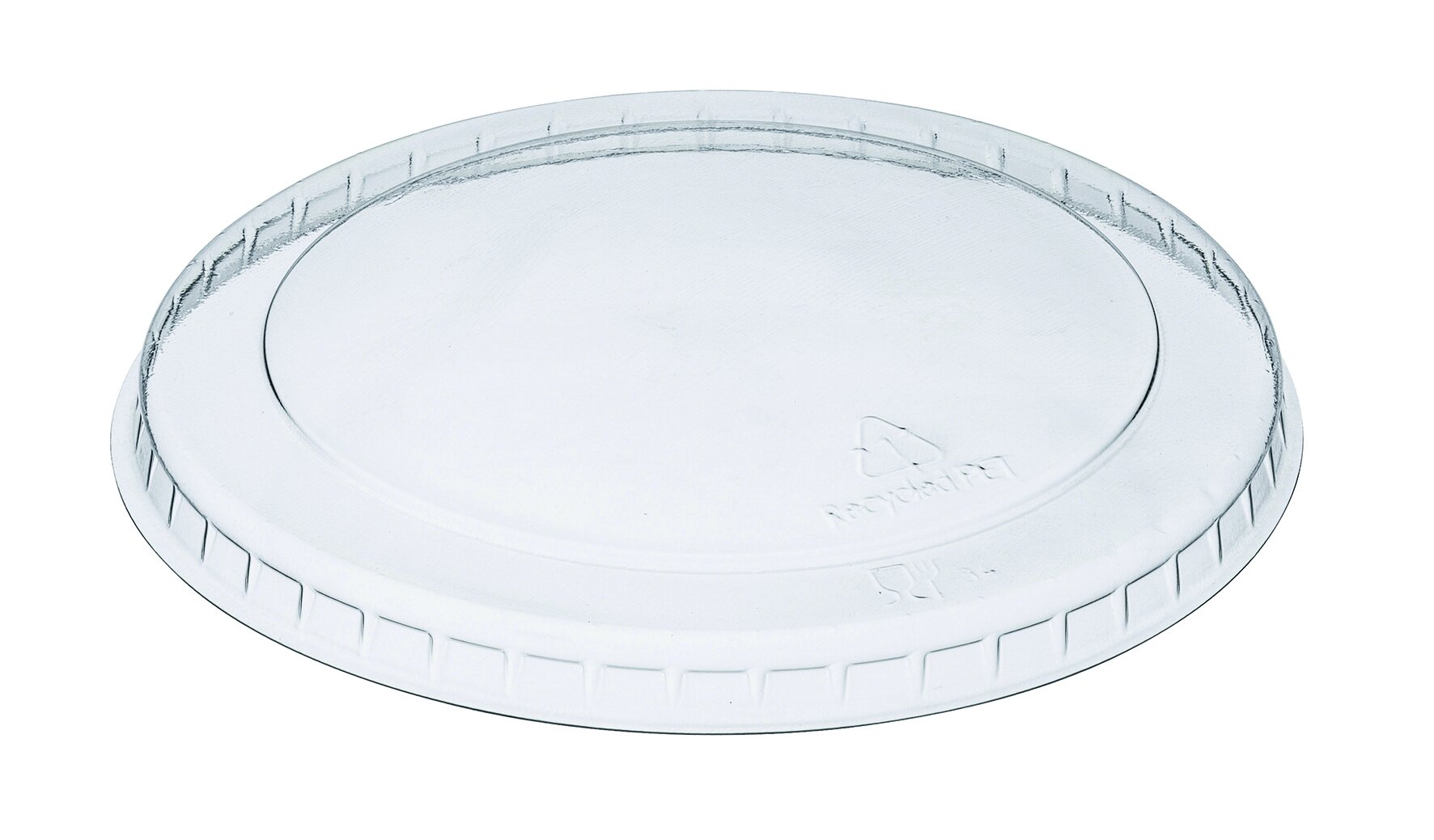 Domdeckel fest schließend suplesse rPET, transparent, rund, Ø 10,5 cm