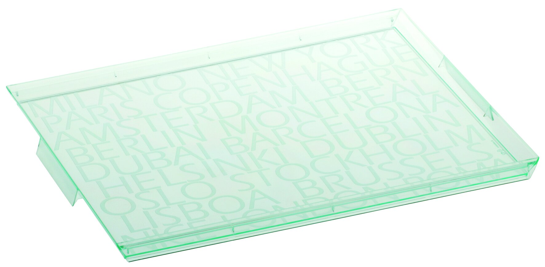 Tablett 1/1 designline Atlas Capitales PS, meerblau, 27,4 x 38 x 2 cm
