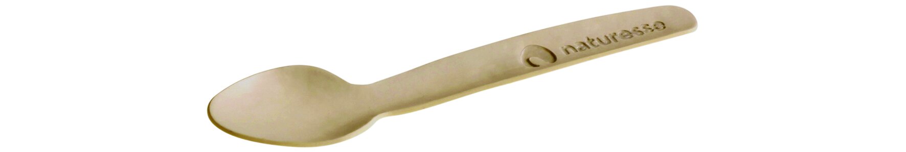 Kaffeelöffel naturesse Papier, braun, 12 cm