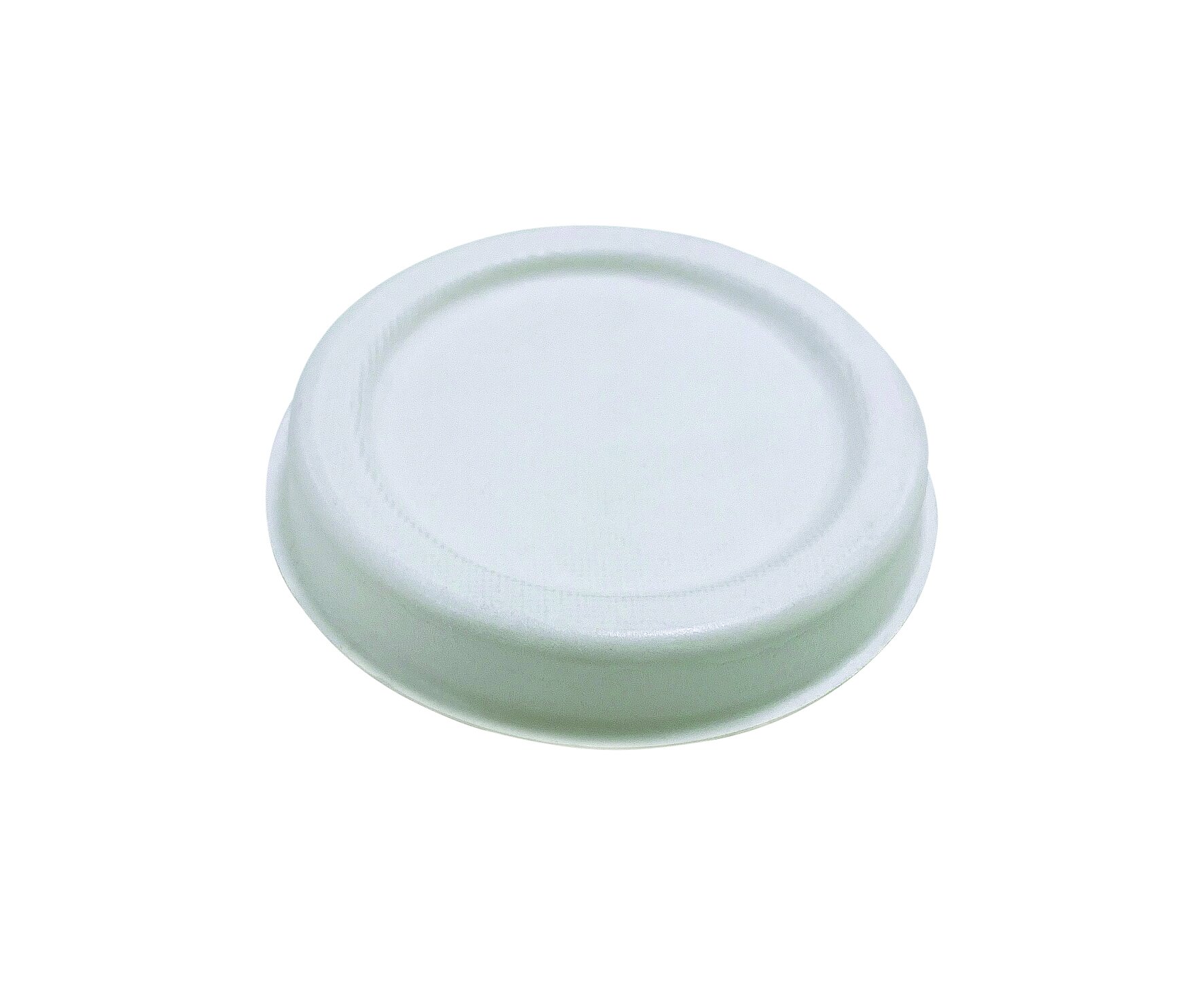 Domdeckel naturesse Zuckerrohr, weiß, rund, Ø 6 cm
