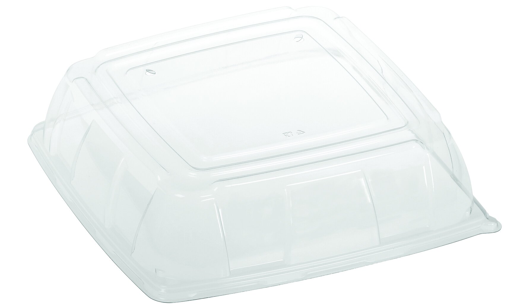Domdeckel suplesse PET, transparent, quadratisch, 36 x 36 cm