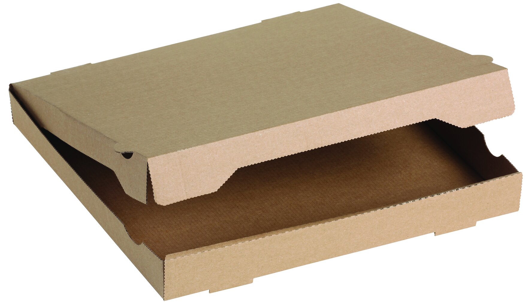Pizzakarton suplesse, braun, 32 x 32 cm