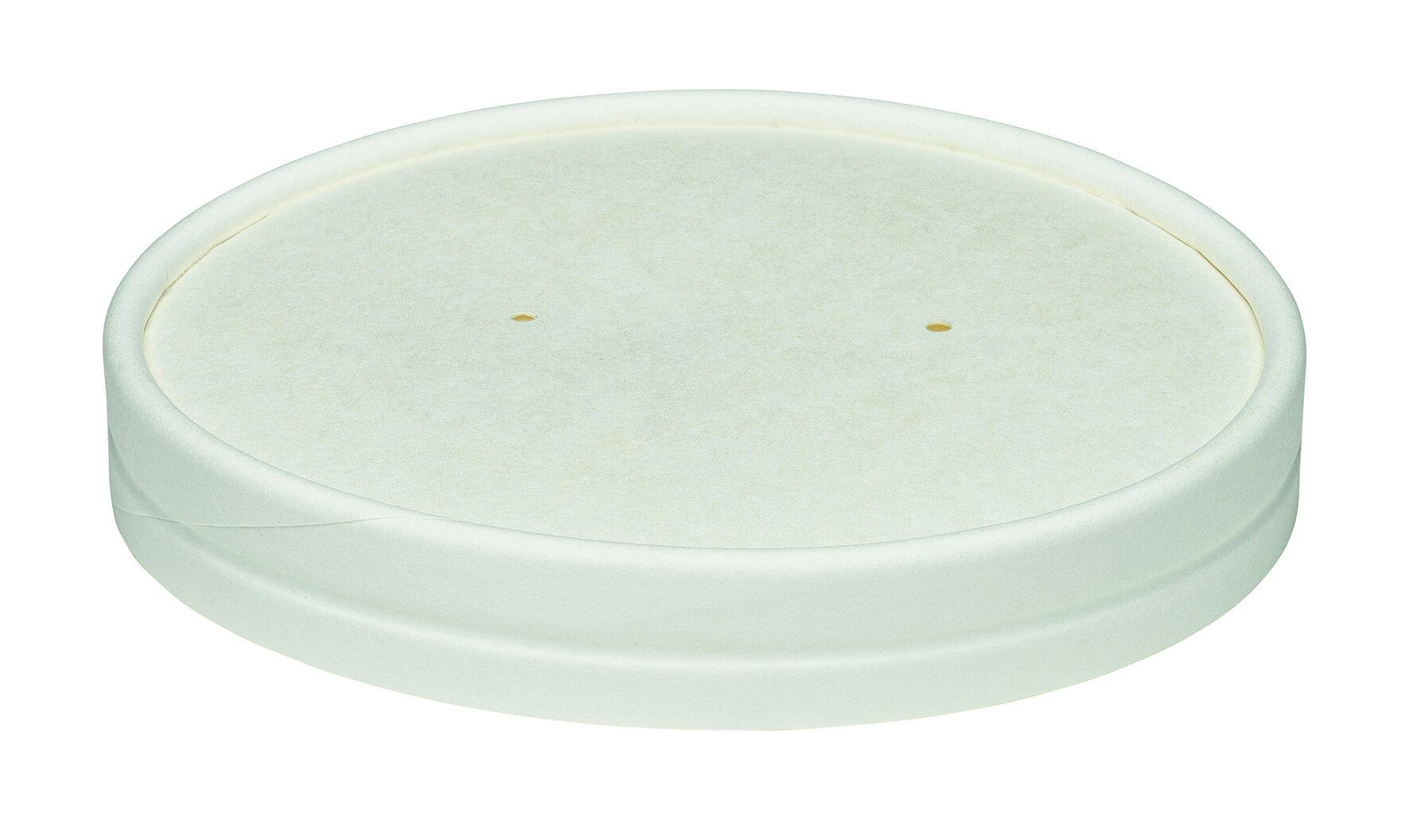Deckel mit Dampfloch naturesse Karton/PLA, weiß, rund, Ø 11,5 cm