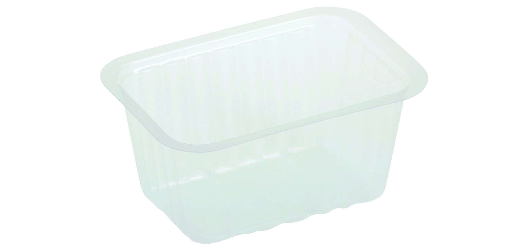 Schale PP, transparent, rechteckig, 480 ml