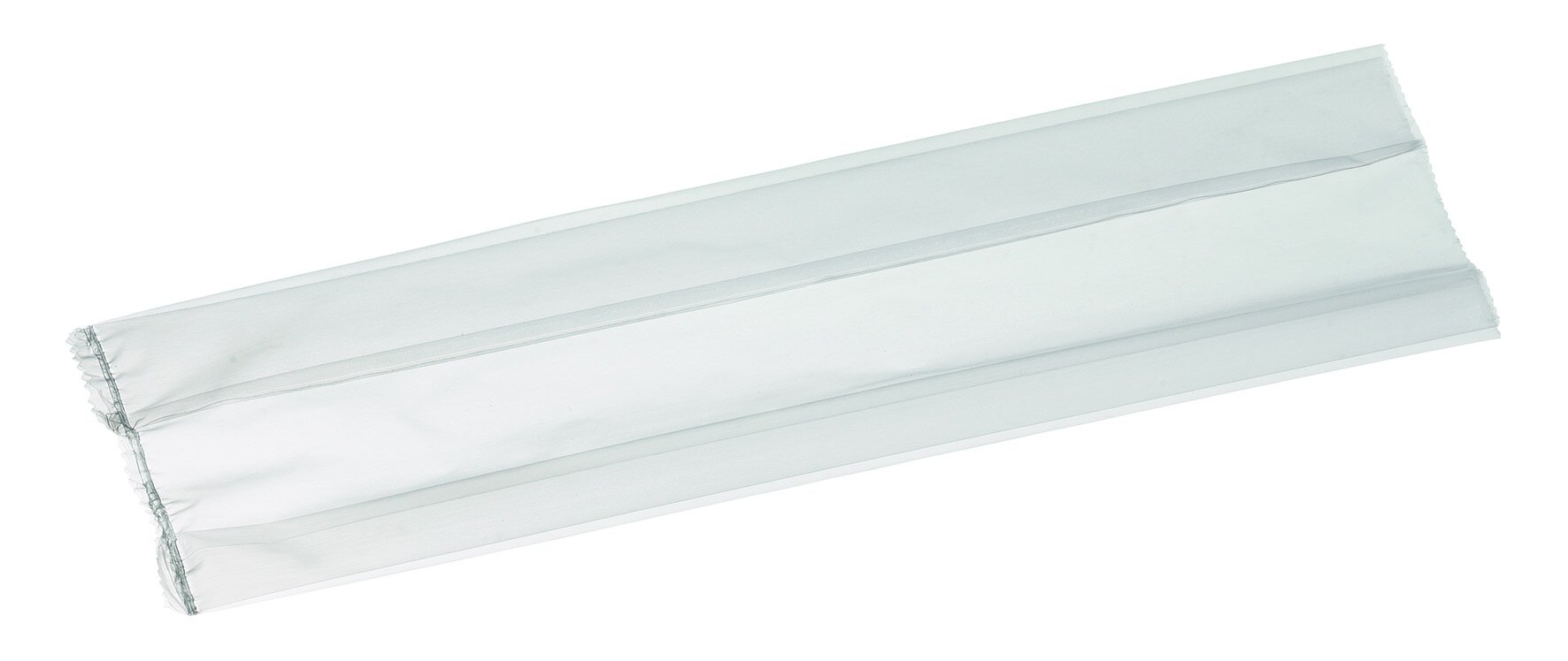 Faltenbeutel LDPE, transparent, 15,5 x 49 cm