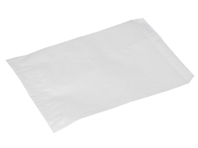 Flachbeutel suplesse Pergamin, weiß, 13,5 x 19 cm