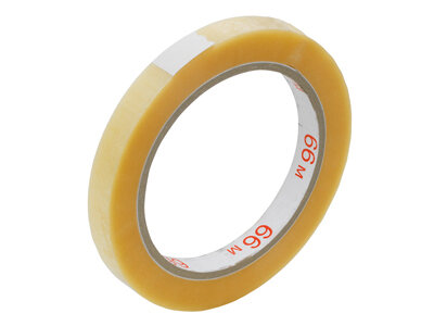 Klebeband PVC, transparent, 12 mm, 66 lfm