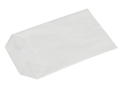 Kreuzbodenbeutel suplesse Papier, weiß, 60gm², 24 x 36 cm