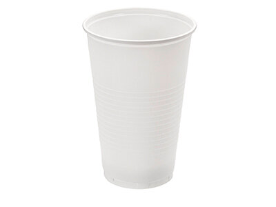 Trinkbecher PP, weiß, 500 ml