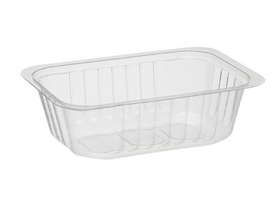 Schale PP, transparent, rechteckig, 1000 ml