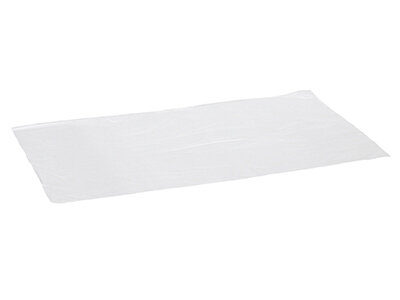 Flachbeutel HDPE, transparent, geblockt, 51 x 81 cm