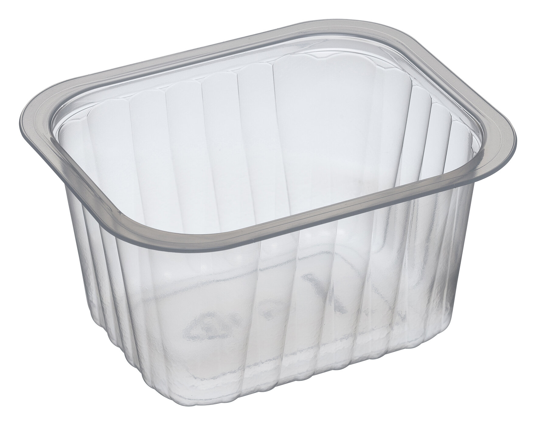 Schale PP, transparent, rechteckig, 630 ml