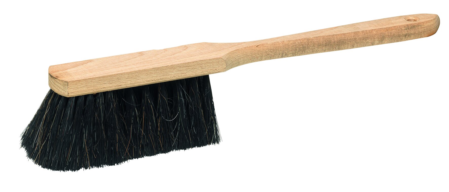 Handbesen Rosshaar, schwarz, 25 cm