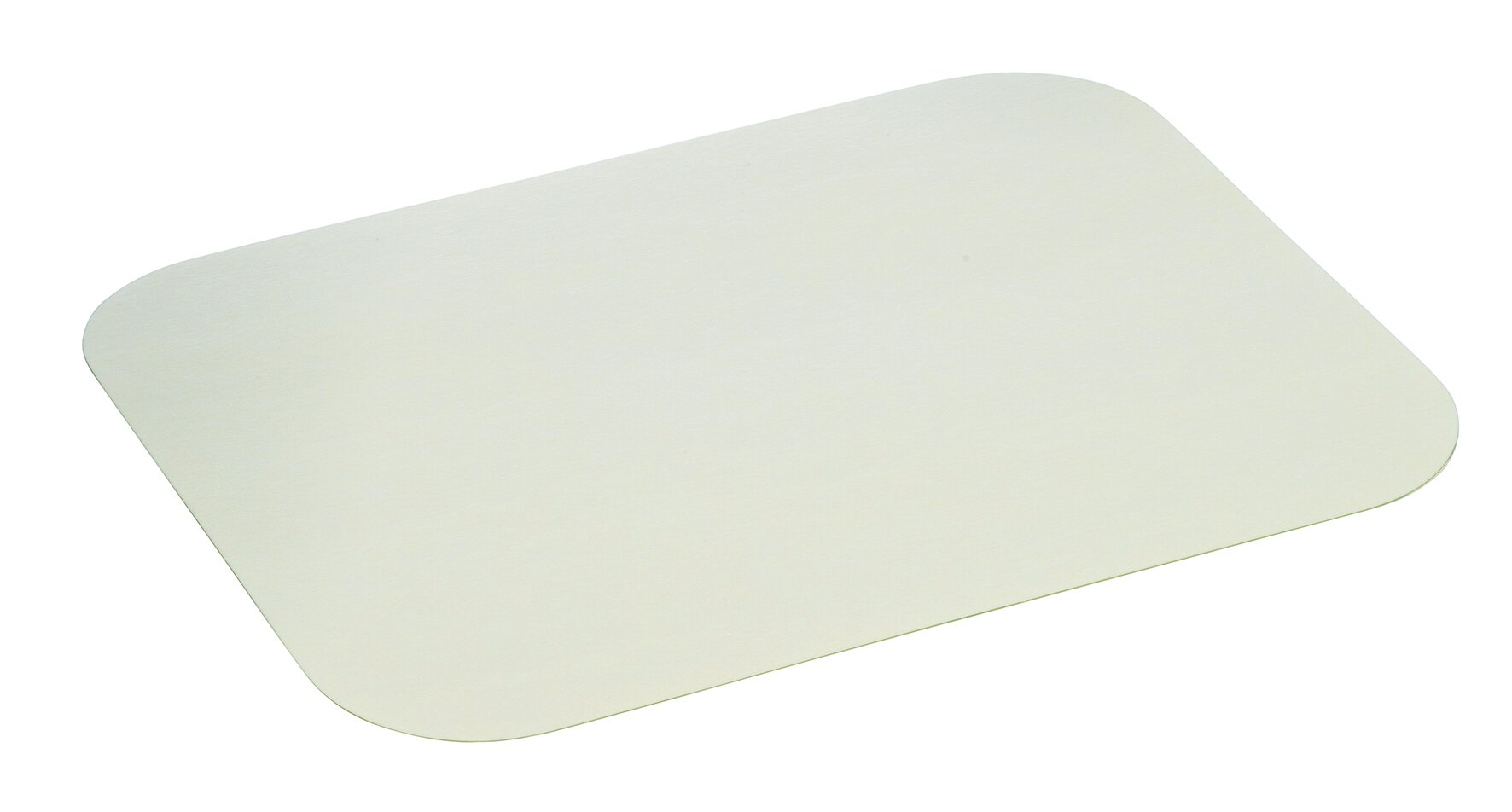Deckel suplesse Aluminium/Karton, weiß/silber, rechteckig, 26,2 x 32,2 cm