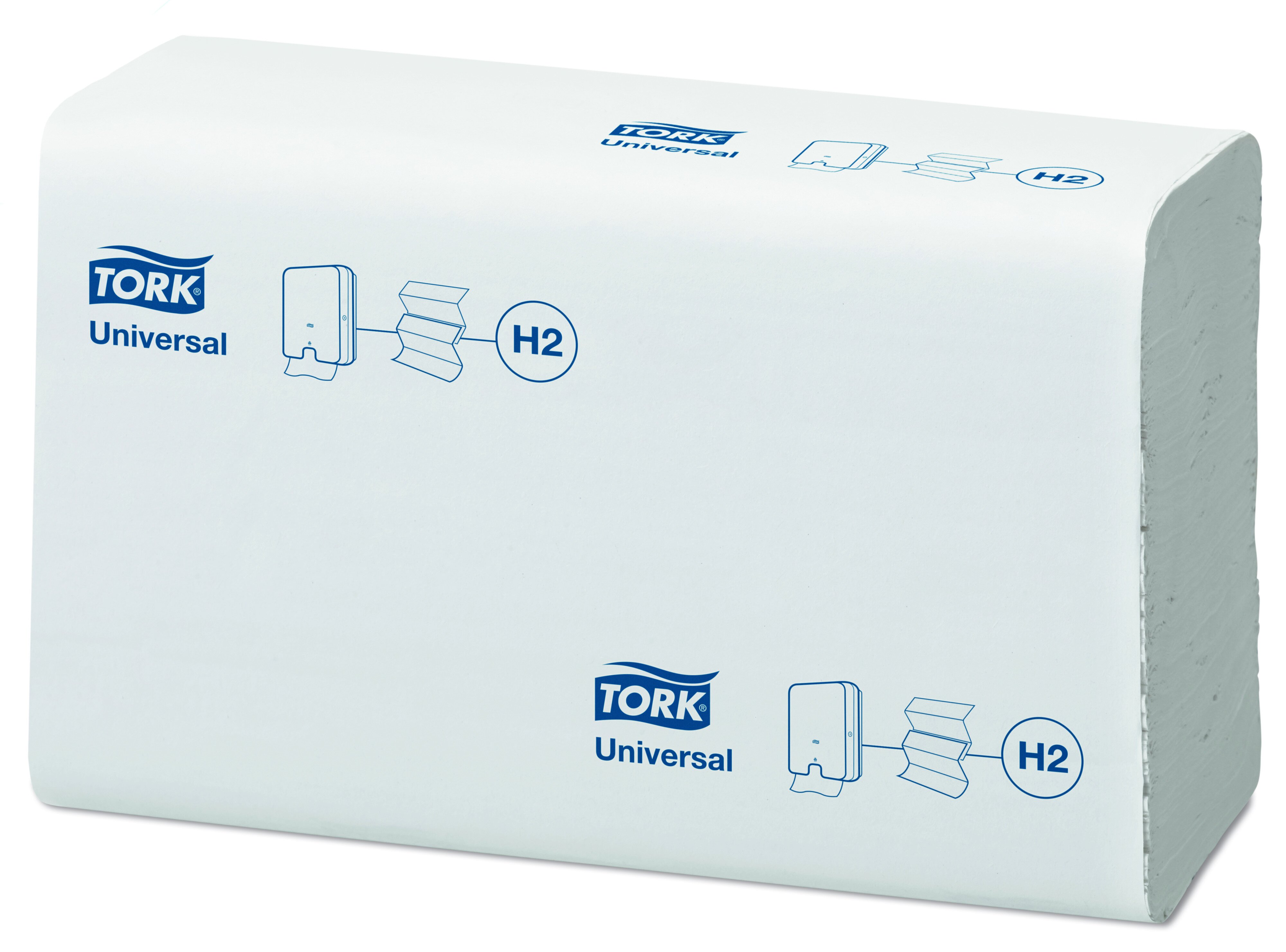 Papierhandtuch Tork H2, weiß, Endlos-Falz, 23,4 x 21,3 cm