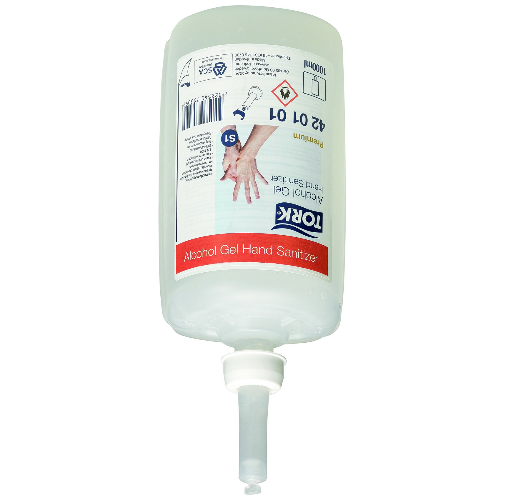 Händedesinfektionsgel Tork S1, 100 ml