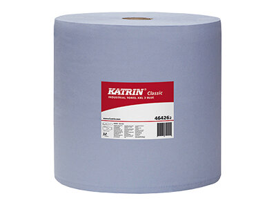 Industriepapier Katrin Classic XXL3 blau, 3-lagig, perforiert
