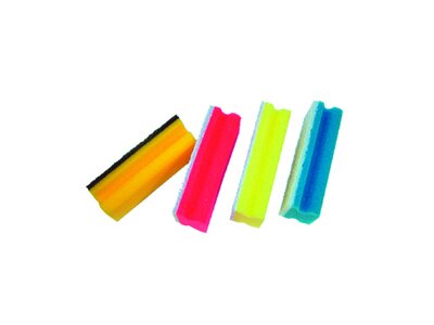Schwamm für empfindliche Oberflächen gelb/weiß, extra groß
