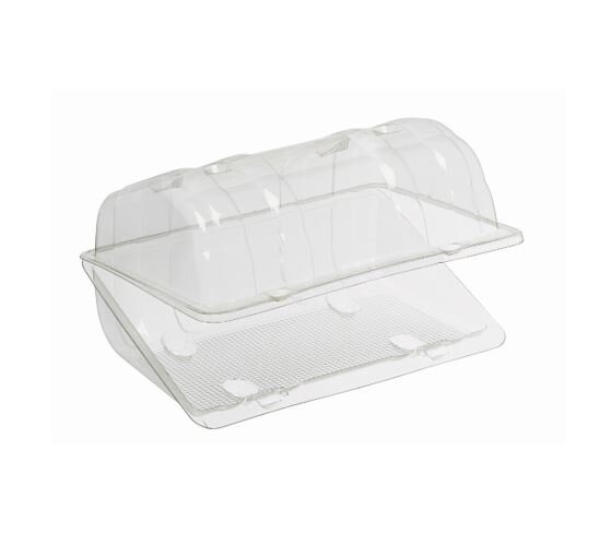 Rouladenverpackung PET, transparent, 18 x 8.5 cm
