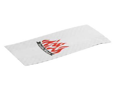 Grillbeutel Flame Papier/PE, weiß, 13 x 29 cm