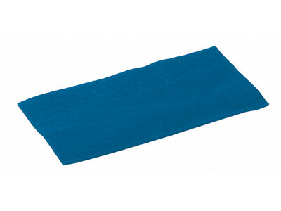 Serviette Papier, royalblau, 3-lagig, 1/8 Falz, 33 x 33 cm