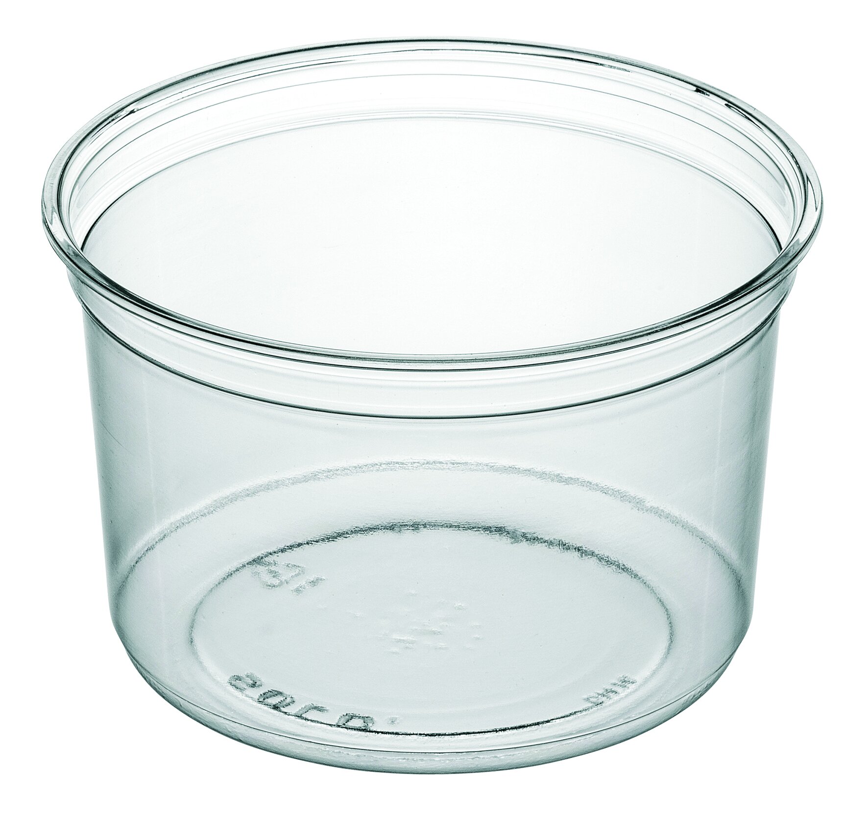 Becher PET, transparent, 500 ml
