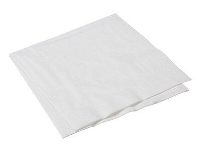 Serviette suplesse Papier, weiß, 2-lagig, 1/4-Falz, 40 x 40 cm