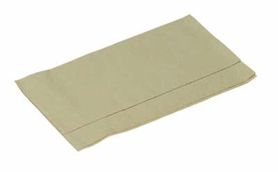 SpenderServiette Papier,braun, 1-lagig, 1/8-Falz, 33 x 33 cm