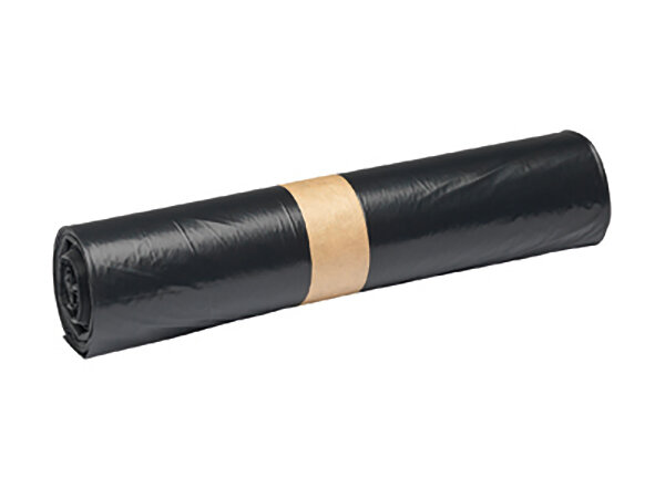 Müllsäcke LDPE, schwarz, 120 l, 30 my