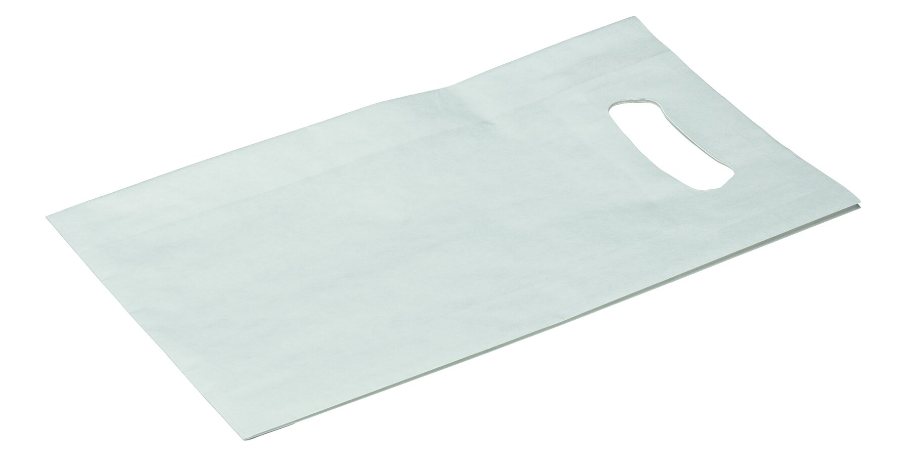 Tragetasche suplesse Papier, weiß, 23 x 44 cm