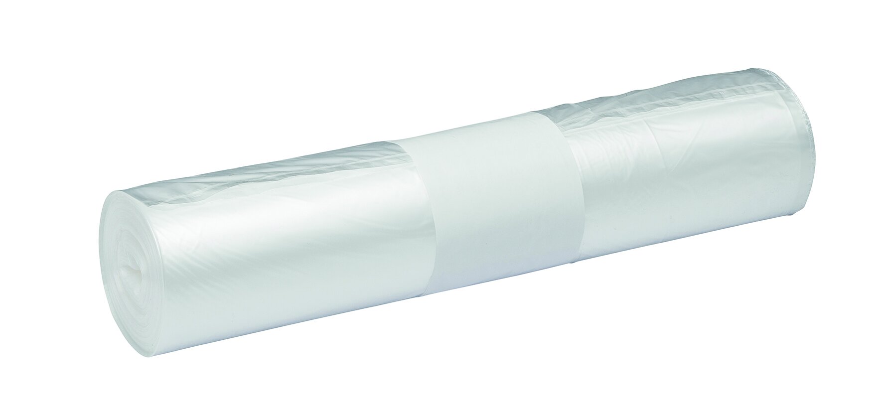 Müllsäcke HDPE, transparent, 120 l, 23  my