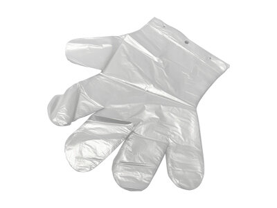 Handschuhe HDPE geblockt, transparent, Einheitsgröße