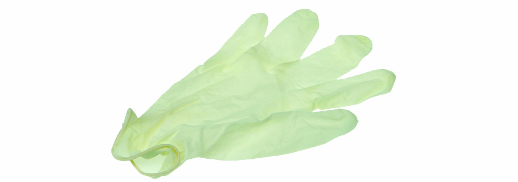 Handschuhe Latex, weiß, puderfrei, S