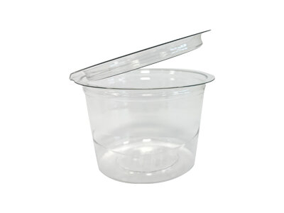 Saucenbecher mit Klappdeckel PET, 100 ml