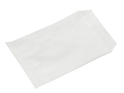 Flachbeutel suplesse Papier, weiß, 11 x 17 cm