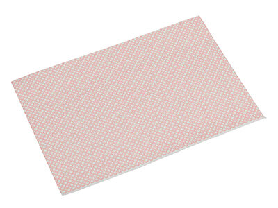 Fleischpapier Papier/HDPE, rot-weiß, 1/2-Bogen, 50 x 75 cm