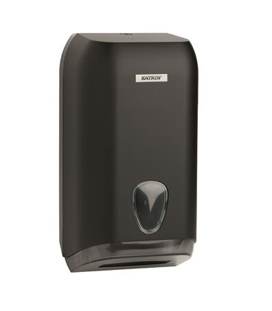 Toilettenpapierspender Einzelblatt Katrin, schwarz