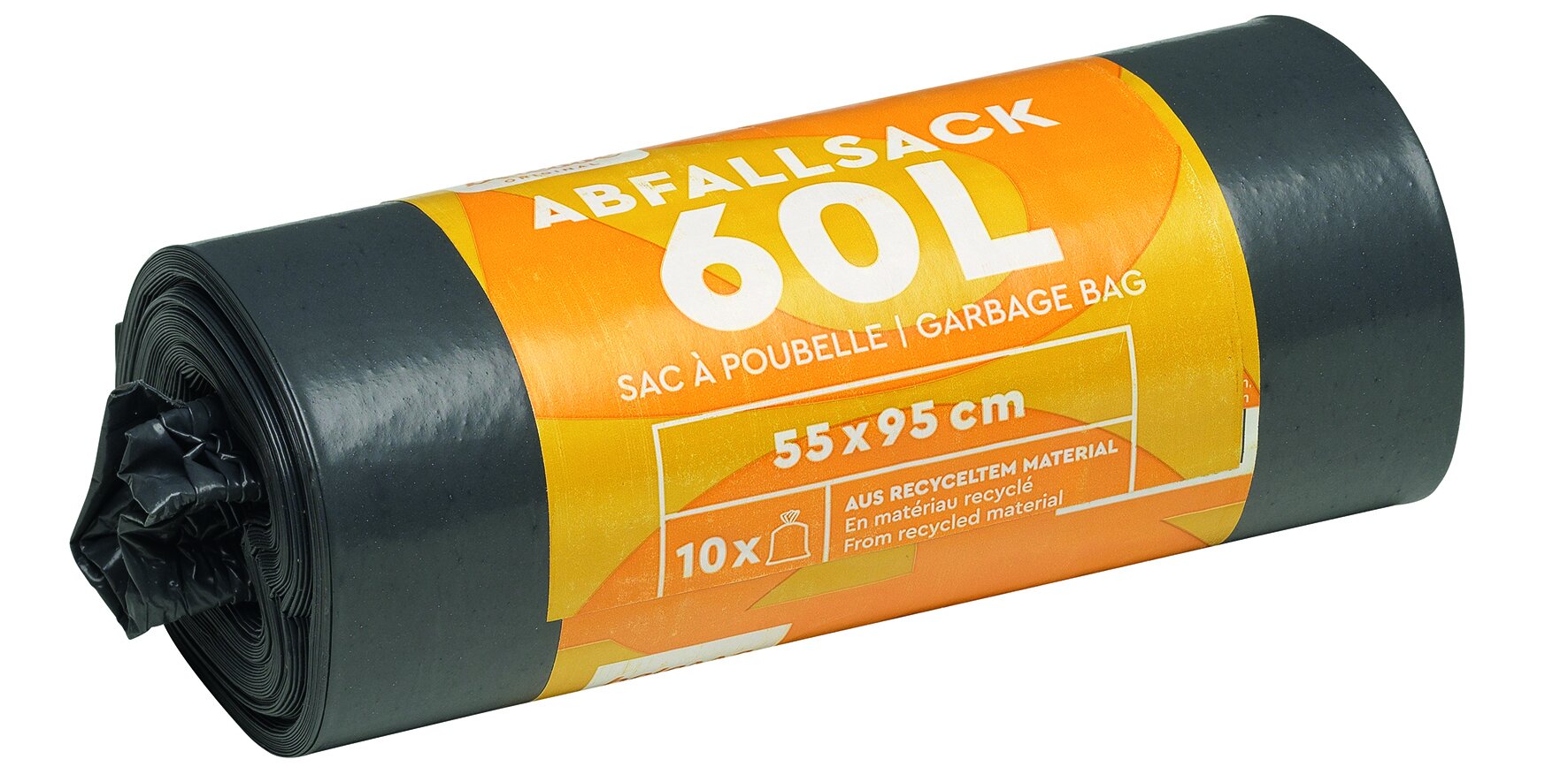 Müllsäcke LDPE, grau, 110 l, 45 my