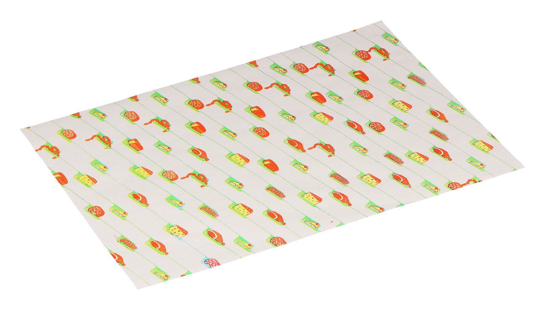 Fleischpapier Papier/PE, bunt, 37 x 50 cm